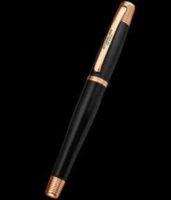 Magna Black Stainless Steel Two-Piece Rollerball Pen(Magna Black Metal Two Piece Rollerball Pen 1)