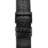 Alligator Embossed Black Leather 24mm Strap(Alligator Embossed Black Leather 24mm Strap 3)