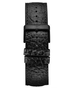 Alligator Embossed Black Leather 24mm Strap(Alligator Embossed Black Leather 24mm Strap 3)