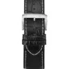 Alligator Embossed Black Leather 24mm Strap(Replacement Strap St 308a 33152)