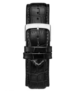 Alligator Embossed Black Leather 24mm Strap(Alligator Embossed Black Leather 24mm Strap 1)