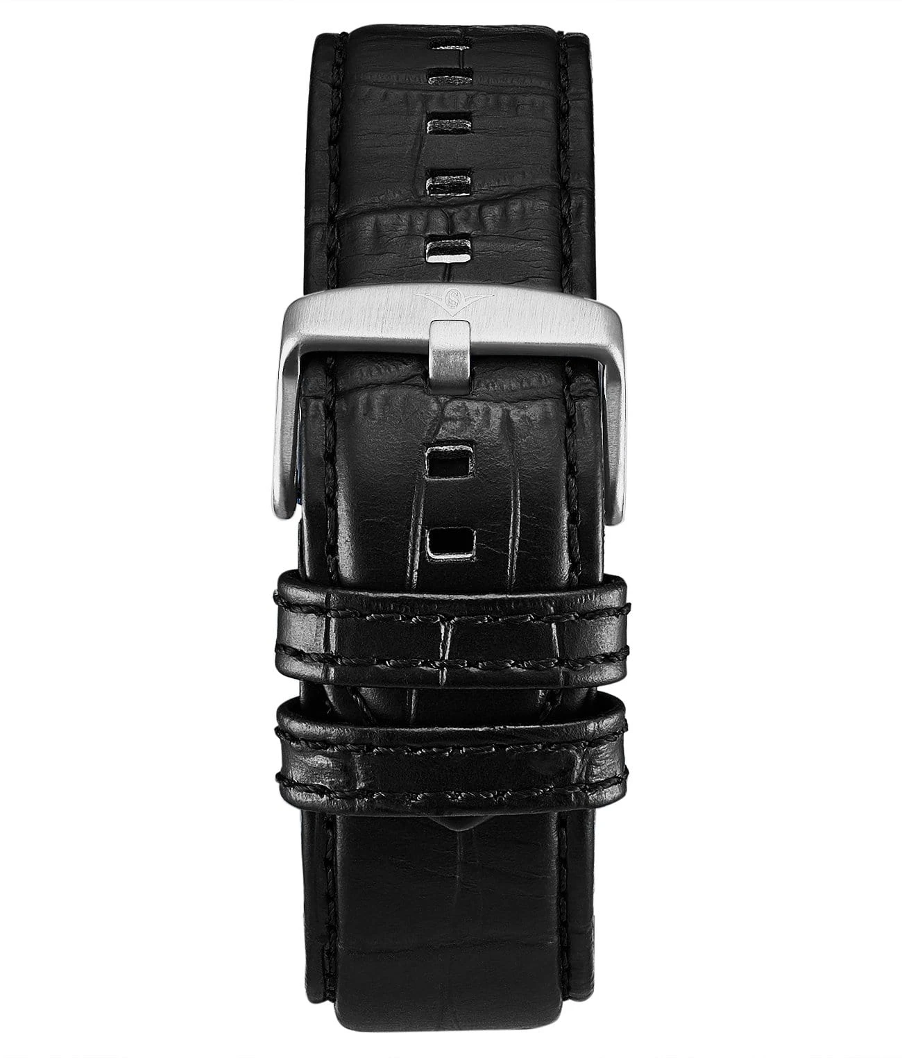 Alligator Embossed Black Leather 26mm Strap(Alligator Embossed Black Leather 26mm Strap) 1 Alligator Embossed Black Leather 26mm Strap(Alligator Embossed Black Leather 26mm Strap)