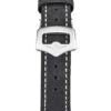 Micro-Suede Slate Genuine Leather Strap With Deployant Buckle(Micro Suede Slate Genuine Leather Strap With Deployant Buckle)