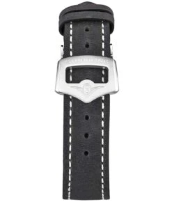 Micro-Suede Slate Genuine Leather Strap With Deployant Buckle(Micro Suede Slate Genuine Leather Strap With Deployant Buckle)