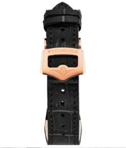 20mm Leather Strap With Stainless Steel Deployant Buckle(20mm Leather Strap With Stainless Steel Deployant Buckle) 30 20mm Leather Strap With Stainless Steel Deployant Buckle(20mm Leather Strap With Stainless Steel Deployant Buckle) -Alexander Store strap.dplt .black .ST20X18.1 DB 18 RG 1