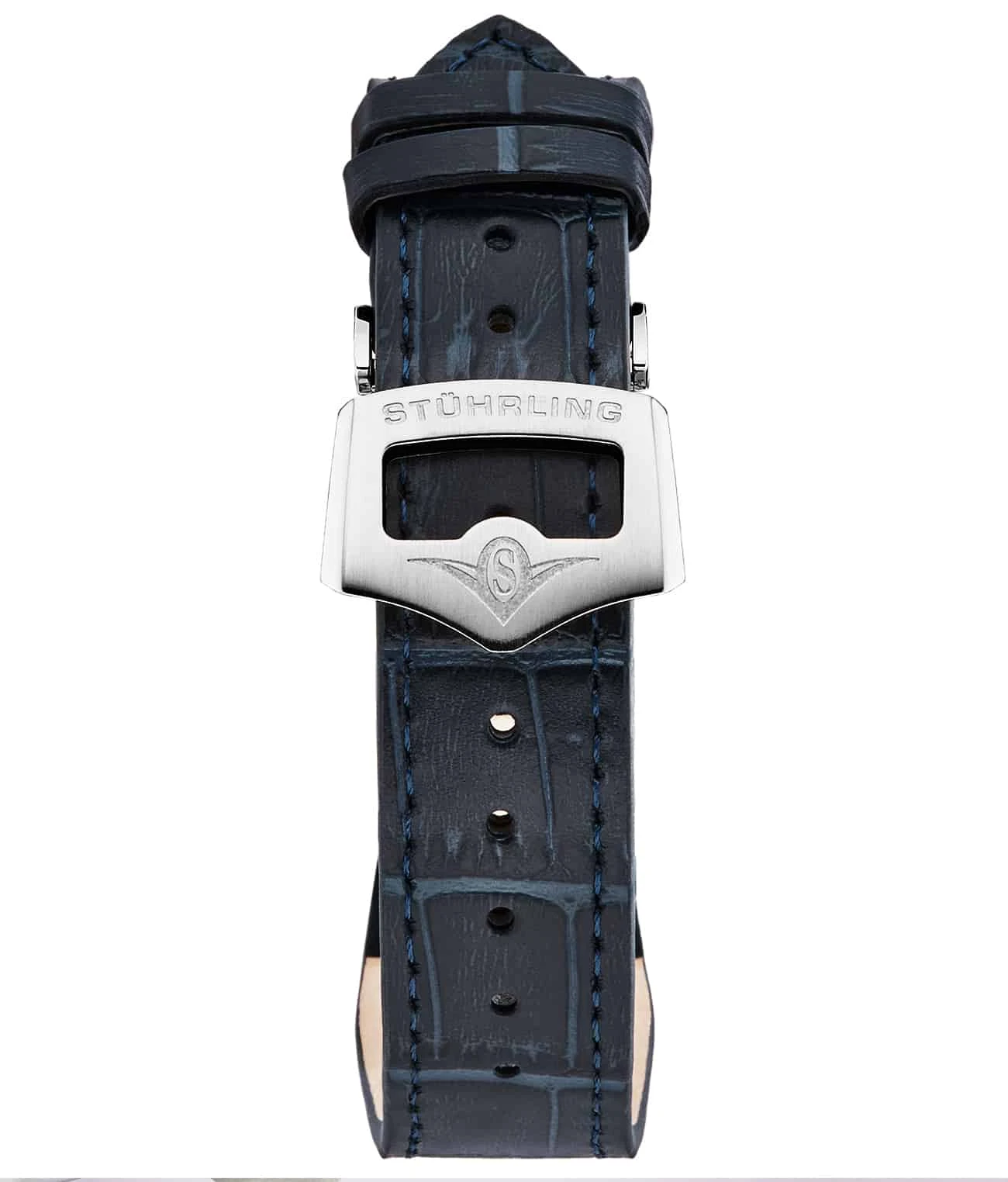 20mm Leather Strap With Stainless Steel Deployant Buckle(20mm Leather Strap With Stainless Steel Deployant Buckle) 16 20mm Leather Strap With Stainless Steel Deployant Buckle(20mm Leather Strap With Stainless Steel Deployant Buckle) - Image 16