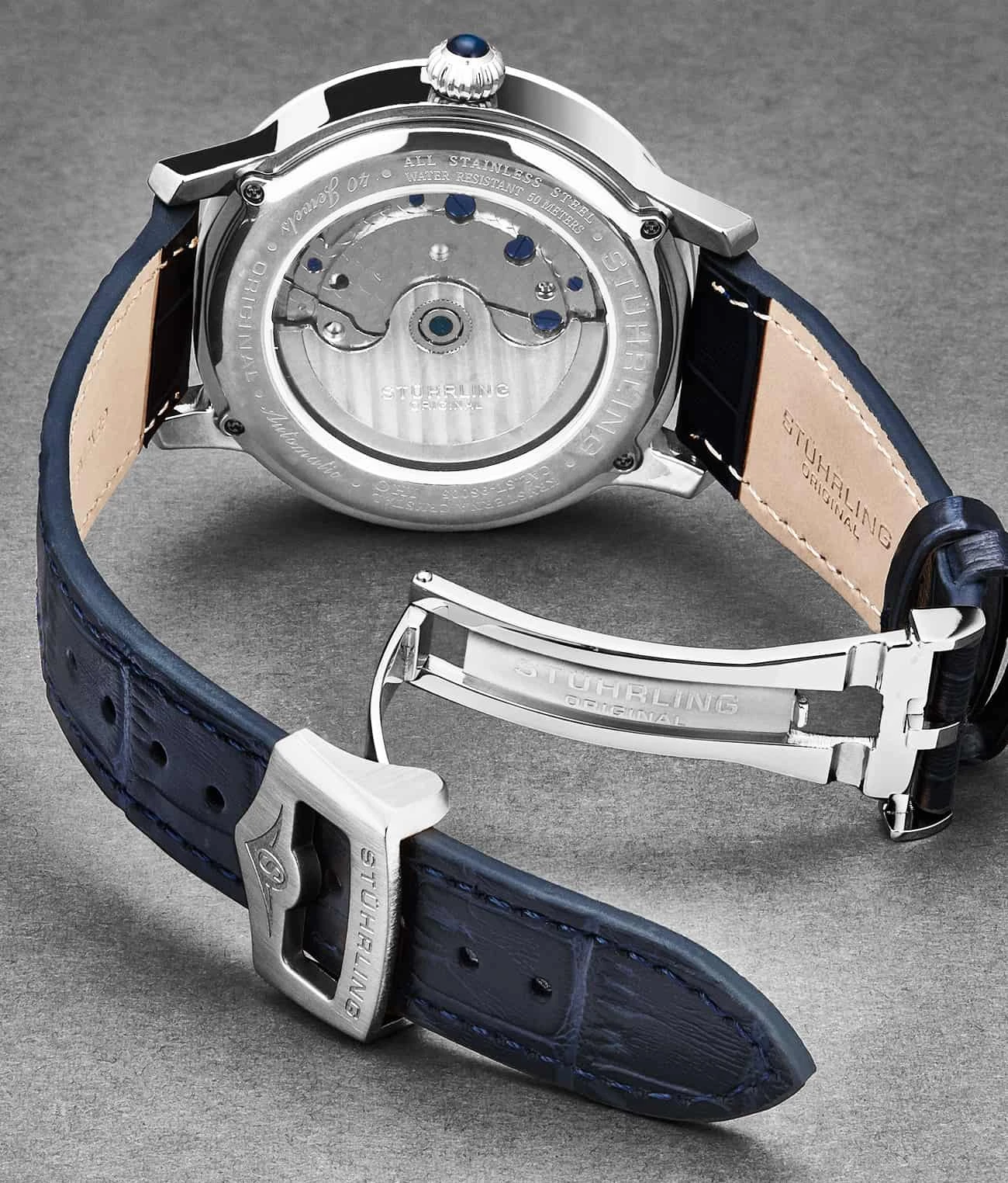 20mm Leather Strap With Stainless Steel Deployant Buckle(20mm Leather Strap With Stainless Steel Deployant Buckle) 19 20mm Leather Strap With Stainless Steel Deployant Buckle(20mm Leather Strap With Stainless Steel Deployant Buckle) - Image 19