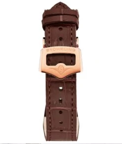 24mm Leather Strap With Stainless Steel Deployant Buckle(24mm Leather Strap With Stainless Steel Deployant Buckle 1) 39 24mm Leather Strap With Stainless Steel Deployant Buckle(24mm Leather Strap With Stainless Steel Deployant Buckle 1) -Alexander Store strap.dplt .brown .ST24X22.2 DB 22 RG 1