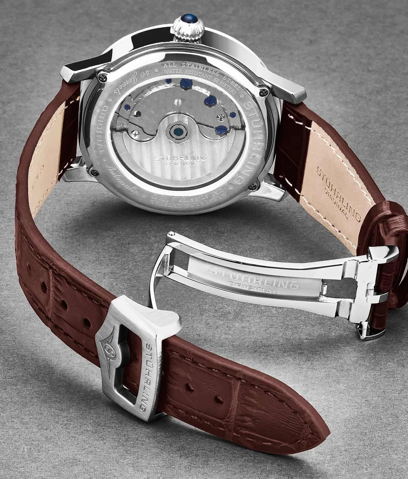 24mm Leather Strap With Stainless Steel Deployant Buckle(24mm Leather Strap With Stainless Steel Deployant Buckle 1) 4 24mm Leather Strap With Stainless Steel Deployant Buckle(24mm Leather Strap With Stainless Steel Deployant Buckle 1) - Image 4